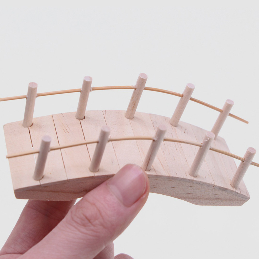 2個入り ミニチュア木製アーチ橋。ドールハウス、庭、盆栽、テ - Bonsai Garden Landscape Design のレビューと価格